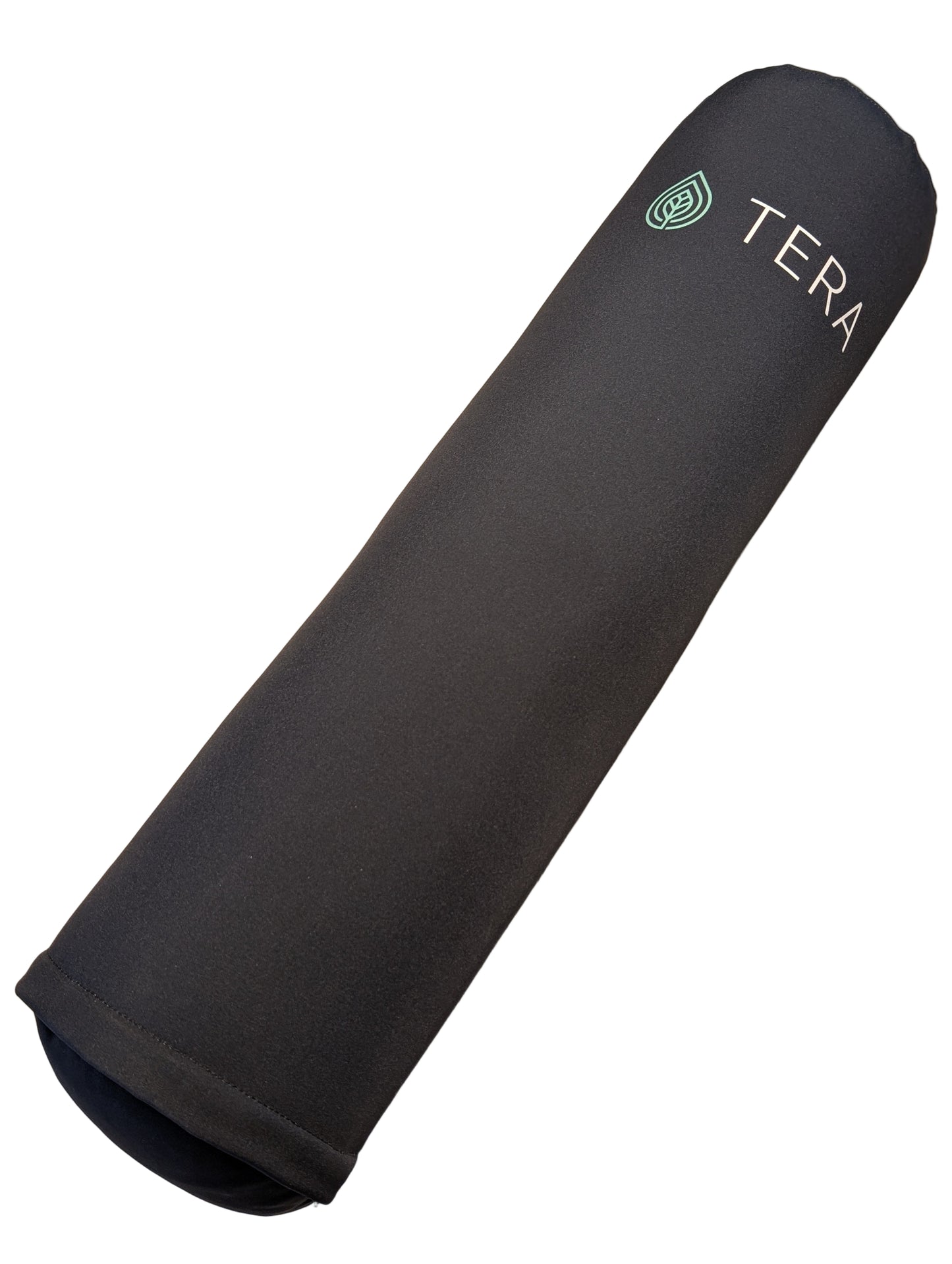 Black sauna footrest_pillow mat with 'Tera' branding 