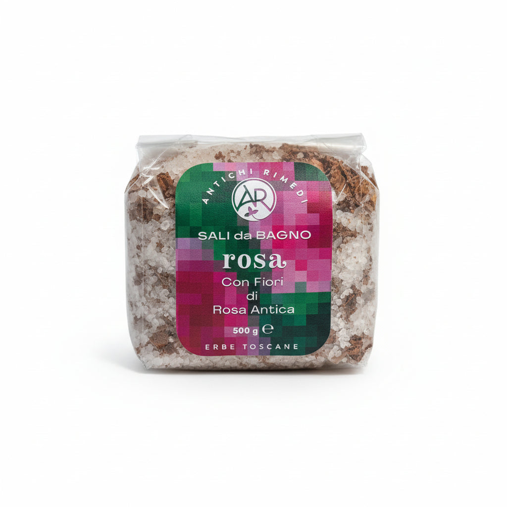 Antique Rose Bath Salts 500 GR, Tuscany herbs