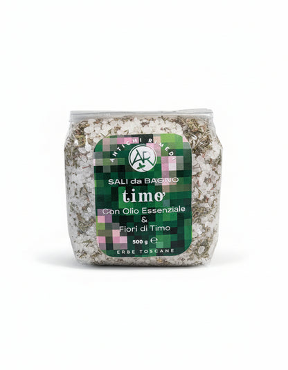Thyme Bath salt 500 GR, Tuscany herbs