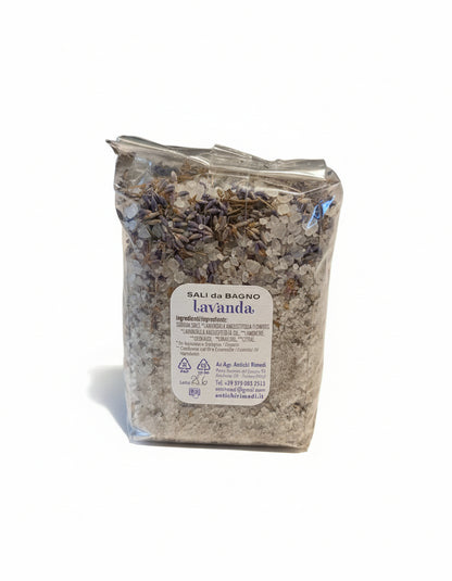Lavender bath salt 500 GR, Tuscany herbs